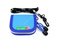RODIO CRAFT Carbon Ishimatsu Gara Wallet Mini #Blue
