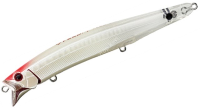 TACKLE HOUSE Feed. Shallow 128Plus #P-1 Pearl White・Clear Tail Lures buy at