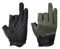 SHIMANO GL-008V Basic Gloves 3 Khaki M