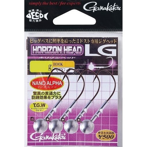 GAMAKATSU Horizon Head LG [Nano Alpha] 4.4g #2/0 (4pcs)