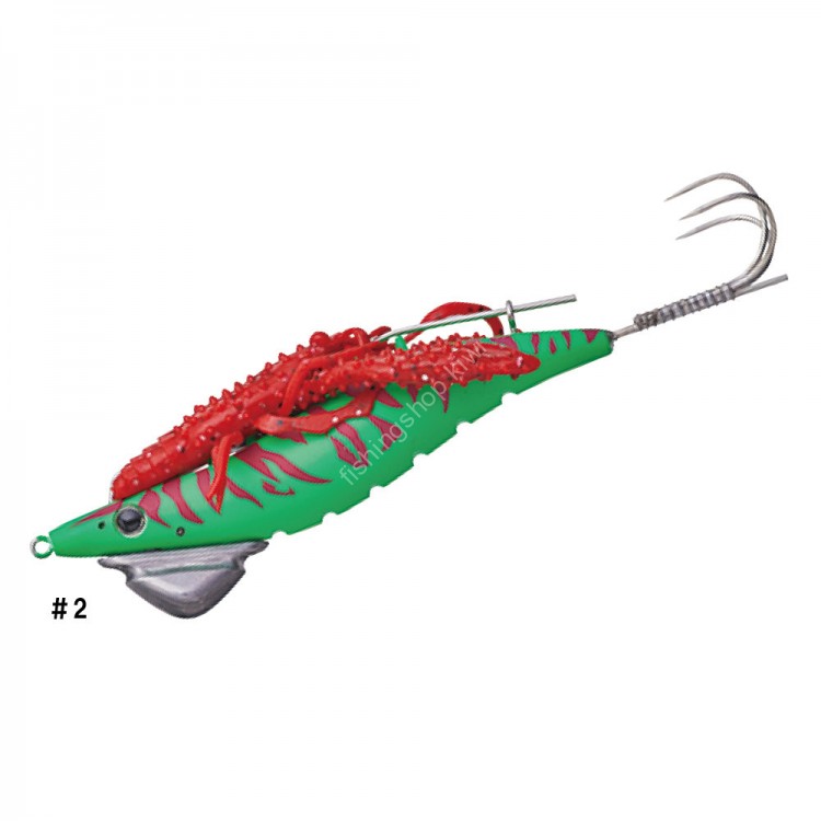 GAMAKATSU 19-336 Octorise Spike&Claw No.3.5 #02 Green Shrimp