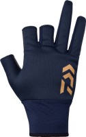 DAIWA DG-8023W Windproof Beltless Gloves 3 Pieces Cut (Navy) M