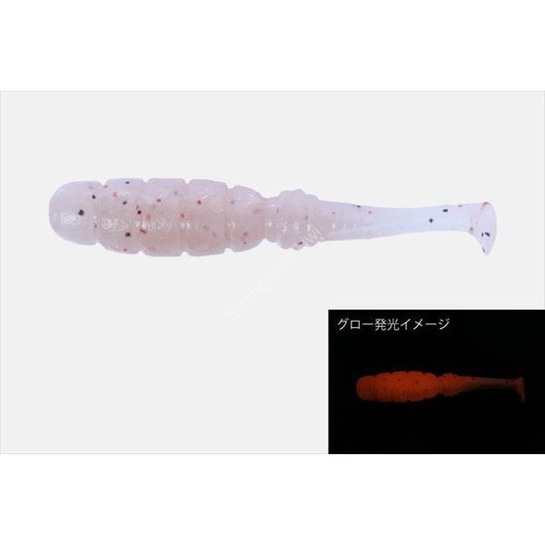 JACKALL Good Meal Shad 1.5" Half Nama Red Glow Krill