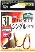 SASAME N-311 Arushi Trout Single (Red Fluorine) 3L