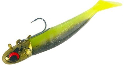 COREMAN RJ-16 Rolling JigHead 16g #063 Gold Head / Chartreuse Bait (Chartreuse / Deep Brown)
