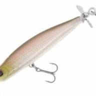 Leurre Flottant Jackall Abbey Minnow 38SF – Blanc Yamino, 38mm, 2.4g, Neuf