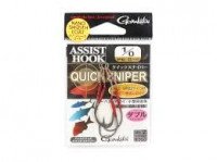 GAMAKATSU Assist Hook Quick Sniper Single Normal [Nano Smooth Coat] #1/0 (2pcs)