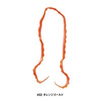 GAMAKATSU Luxxe 19-315 Ohgen 3D Soft Necktie #02 Orange Gold