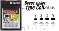 DECOY DS-15 Decoy Sinker type Coil 1.8g Silver