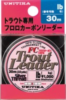 UNITIKA Silver Thread® Trout Leader FC [Natural Clear] 30m #0.6 (2.5lb)