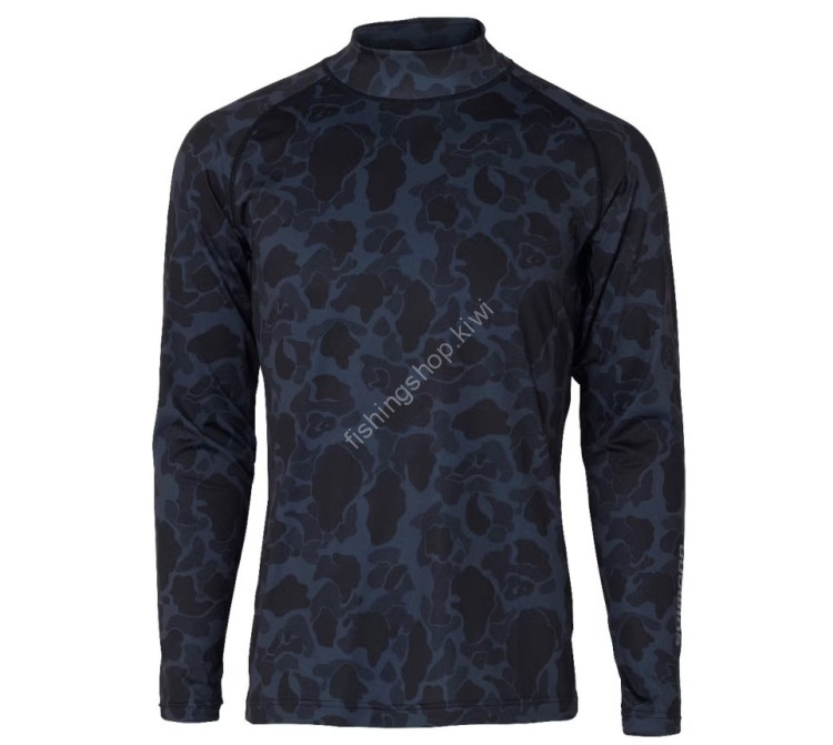 SHIMANO IN-008X Sun Protection Inner Shirt High Neck (Black Camo) 2XL