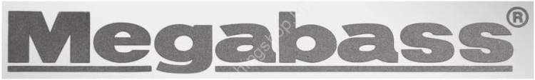 MEGABASS Cutting Sticker Megabass 30cm #Silver