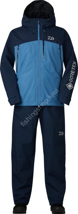 DAIWA DR-1924 Gore-Tex Versatile Rain Suit (Ash Blue) XL