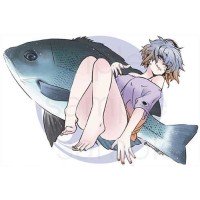 J-LIKE PRODUCT Fish Art Sticker Medina