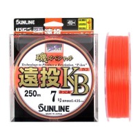 SUNLINE Iso Special Long Throw KB [Pearl Fire Orange] 250m #7 (25lb)