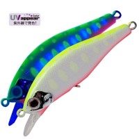 ANGLERS REPUBLIC Alexandra AX-43HW 3.3g Sinking #P-738 UV Pearl Chart Red Belly