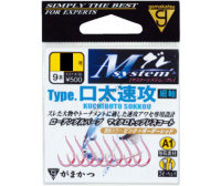 GAMAKATSU M System Type Kuchi Futoshi Quick Attack [Okami Pink] #6.5 (9pcs)