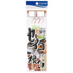 SASAME Seigo Nezumi Float Dototsu To E-707 [Gold] 2 Hook 11-2 (2pcs)