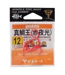 GAMAKATSU Madai Ou [Red Night Glow] #12 (6pcs)