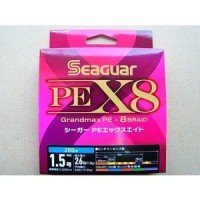 KUREHA Seaguar PE X8 [10m x 5colors] 200m #1.5 (26lb)