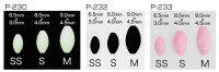 SASAME Madai Float Frosting P-232 [Black] M (8pcs)