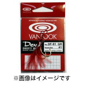 Vanfook DF-61GR Drift Hook #1 / 0 G & R Marabout