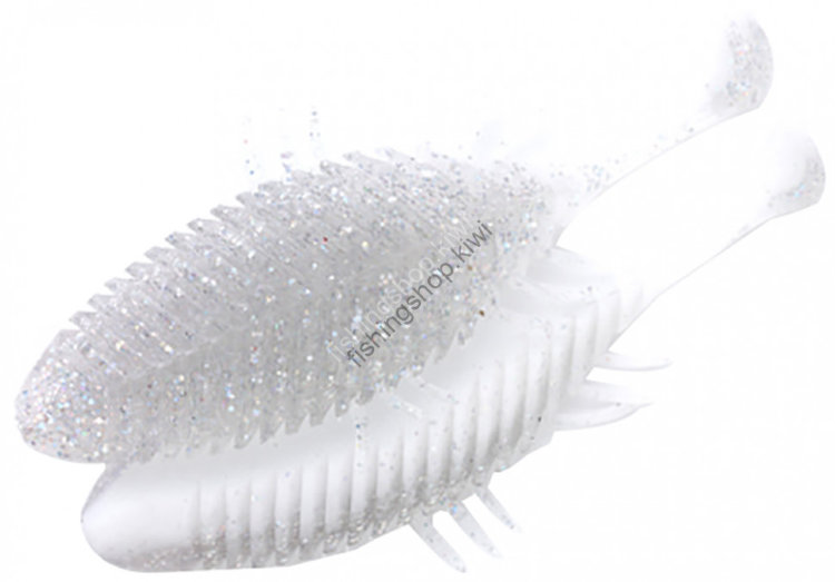IMAKATSU Flat Head Goby 3 White Clear Glitter Flake