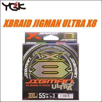 YGK X-BRAID Jigman Ultra X8HP300 m #5 80lb Fishing lines buy at