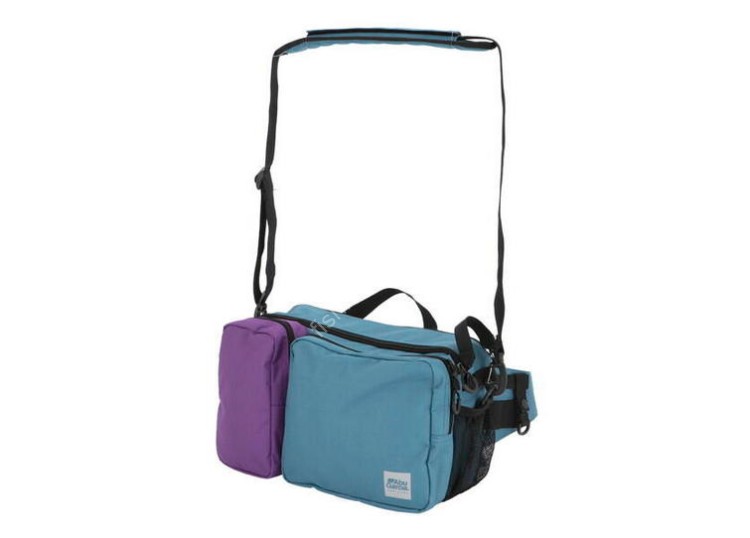 ABU GARCIA Hip Bag Large 3 #Turquoise Blue/Purple