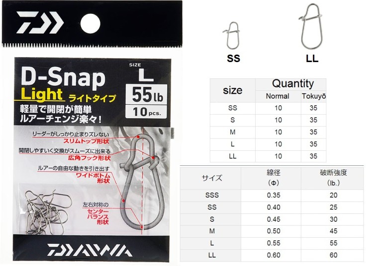 DAIWA D-Snap Light L