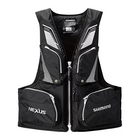 SHIMANO F-142Q Nexus Floating Vest (Black) M