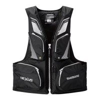 SHIMANO F-142Q Nexus Floating Vest (Black) M