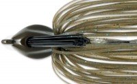 DEPS Flat Back Jig 5.25g Silicon Fine Skirt 67 FS Green Pumpkin Blue Flake