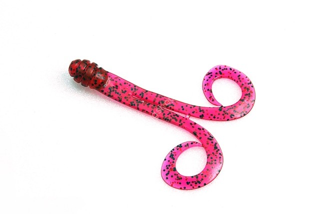 RISE JAPAN Namidama Trailer Double Curly L #TWC01 Red Black Lame