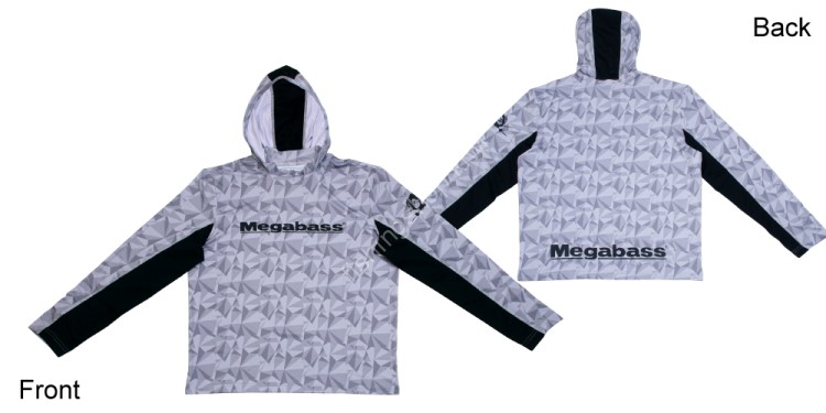MEGABASS Game Hoodie [White] XS
