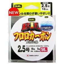 DUEL BIG Fluorocarbon [Clear] 50m #2.5 (10lb)