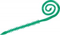 DAIWA Kohga NakaiMushi Curly 7" #Ao Isome Green