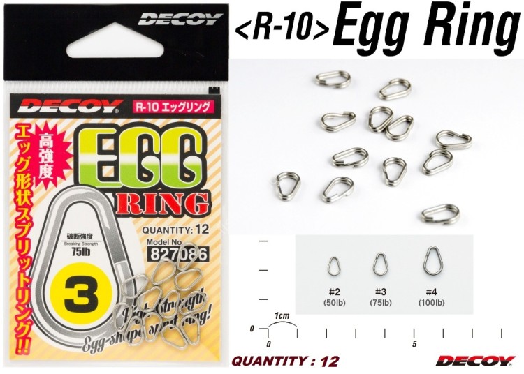 DECOY R-10 Silver Egg Ring #4