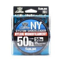 SUNLINE Saltymate System Shock leader NY [Natural clear] 50m #12 (50lb)