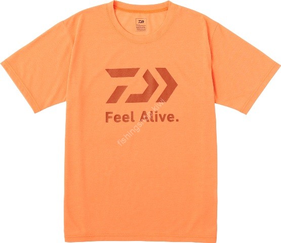DAIWA DE-9524 Feel Alive. Sunblock Shirt (Light Orange) M