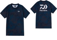 DAIWA DE-8323 Clean Ocean FeelAlive.T-Shirt (Navy Camo) M