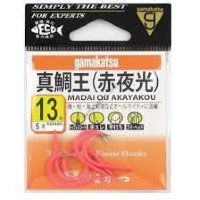 GAMAKATSU Madai Ou [Red Night Glow] #13 (5pcs)