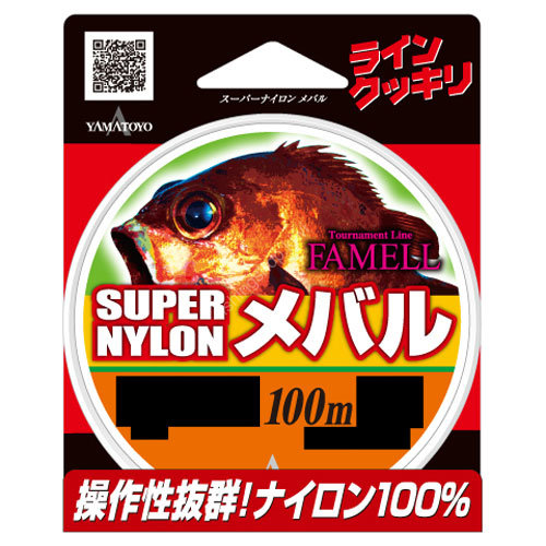 YAMATOYO Super Nylon Mebaru OR 100 m 3Lb(0.8)