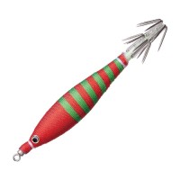 VALLEYHILL Squid Seeker Punirin 2.5 #21 Red / Green / Red Stripes