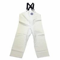Ikari Rain Wear Chest Pants with Front Opening M White