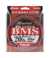 SUNLINE Shooter FC Sniper BMS AZAYAKA [Clear & Pink & Yellow-Green & Orange & Gray] 300m (20lb)