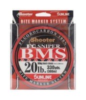 SUNLINE Shooter FC Sniper BMS AZAYAKA [Clear & Pink & Yellow-Green & Orange & Gray] 300m (20lb)