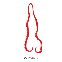GAMAKATSU Luxxe 19-315 Ohgen 3D Soft Necktie #04 Solid Red