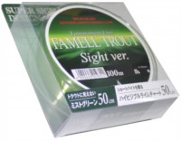 YAMATOYO Famell Trout Sight ver. [Mist Green & Lime Chart] 100m #0.4 (2lb)