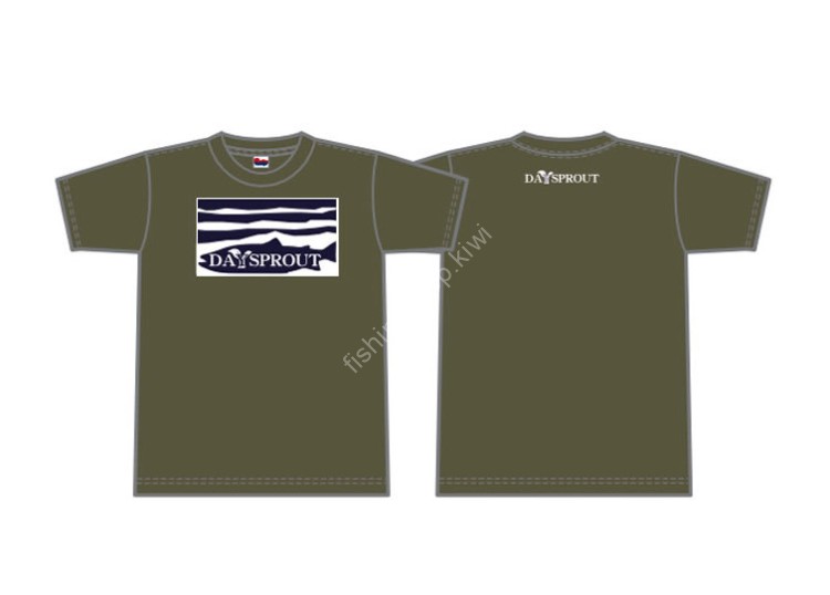DAYSPROUT T-shirt Size L #128 Olive
